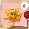 Baluue 50 Sheets Pink Grease Proof Food Paper Wrappers for Vegetables and Sweets, Oil-Proof Paper Wraps with Fresh Pattern Design, for Childrens Lunch Boxes Or Storing Leftovers view 3