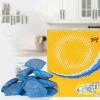 10 x Steel Wool Scourer Soap Dish Cleaner | Cleaning Sponges for Kitchen | for Casseroles Bowls Plates Home Sink Tiles Bathroom view 3