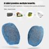 10 x Steel Wool Scourer Soap Dish Cleaner | Cleaning Sponges for Kitchen | for Casseroles Bowls Plates Home Sink Tiles Bathroom view 4