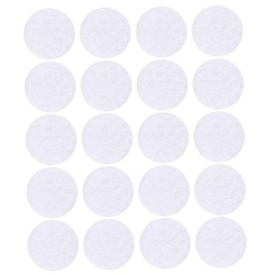 Healifty Cotton Filter Pads Good Ventilation Acid and Alkali Resistant 2 Packs 100pcs Replacement White for Beauty Machine Supplies for Domestic and Beauty Salon Use