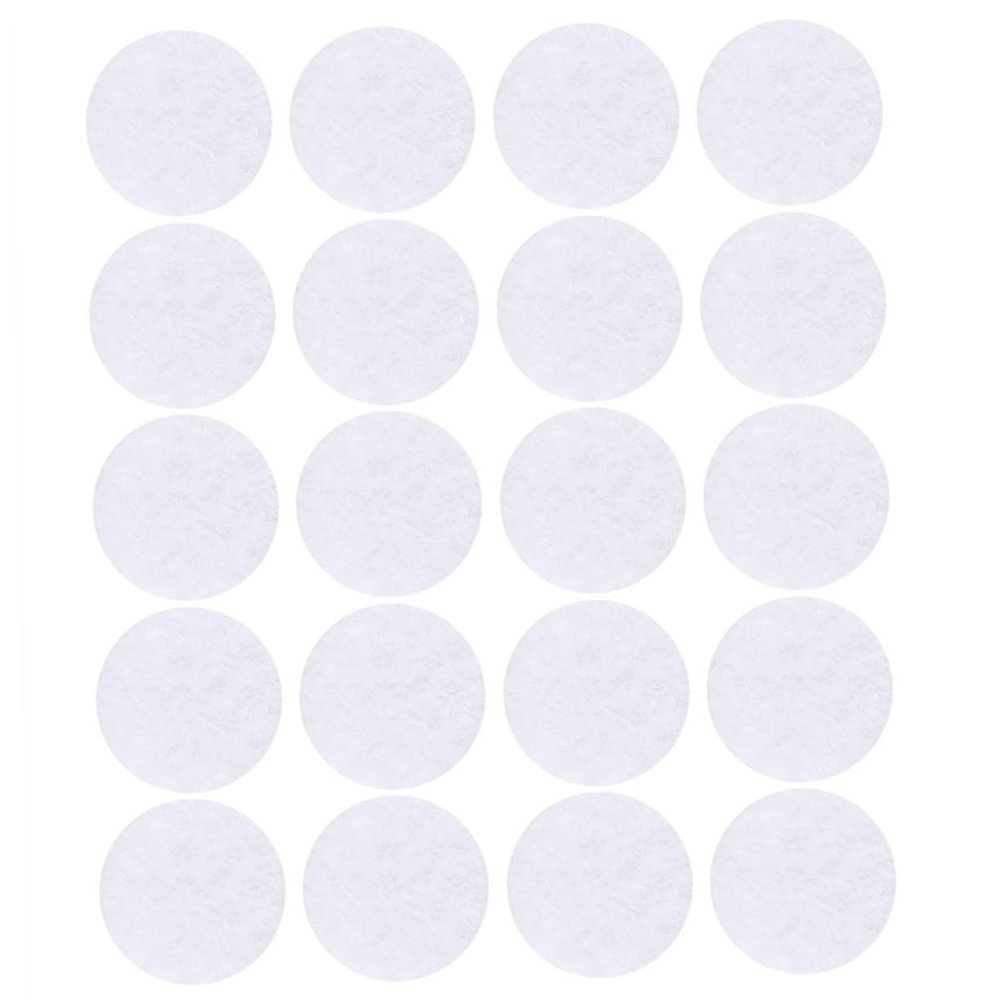 Healifty Cotton Filter Pads Good Ventilation Acid and Alkali Resistant 2 Packs 100pcs Replacement White for Beauty Machine Supplies for Domestic and Beauty Salon Use