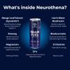 Neurothena Caffeine-Free Brain Fuel Nootropic Drink | Blackcurrant & Apple 12 Cans | Support Focus, Mental Clarity & Cognitive Performance | Lions Mane, Ginseng, Zynamite & Vitamins, Magnesium & Zinc view 2