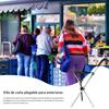 Walking Cane with Seat Adjustable Portable Stick view 2