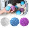 6pcs Laundry Balls Reusable PVC Solid Cleaning Ball for Remove Dirt Anti-Winding Household Washing Machine Tools(6pcs Purple) view 3