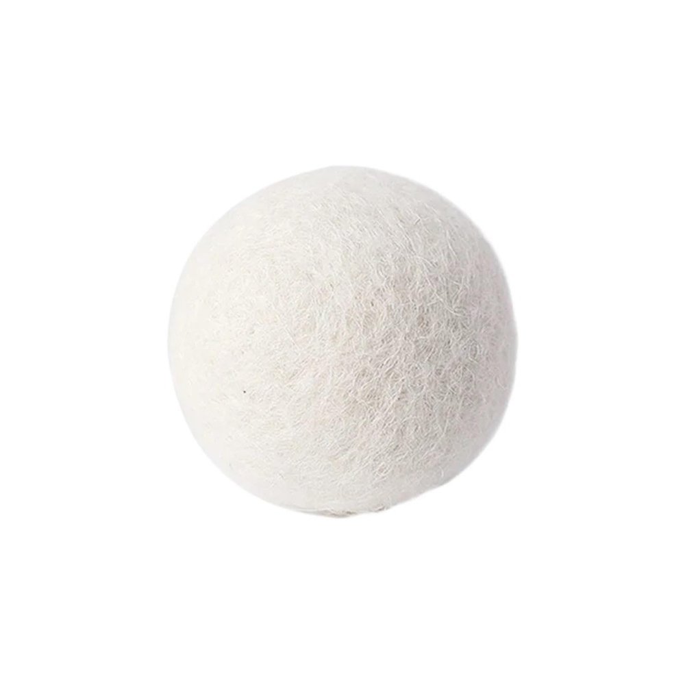 6pcs Wool Dryer Balls Reusable Fleece Laundry Ball Home Washing Softener Anti-Static Sticky Hair(5cm)