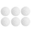 Laundry Balls Anti-Winding Drying Cleaning Ball Reusable Household Washing Machine Clothes Softener(White 6pcs) view 1