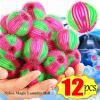 12PCS Hair Remover Laundry Lint Reusable Dryer Washing Balls Nylon forHair Removal view 3