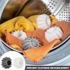 12Pc Laundry Ball Reusable Clothes Hair Cleaning Tool Remover Washing Machine Catcher(White) view 3