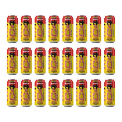 C4 Performance Drink Sugar Free Energy Drink with Caffeine, Betaine, Taurine & B Vitamins Pre Workout Flavoured Energy Drink | Low Calorie Soft Drink 500ml (Pack 24, Millions Strawberry)