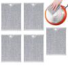Non Scratch Wire Dishcloth 5 Pieces Wire Dishwashing Rags for Kitchen view 1