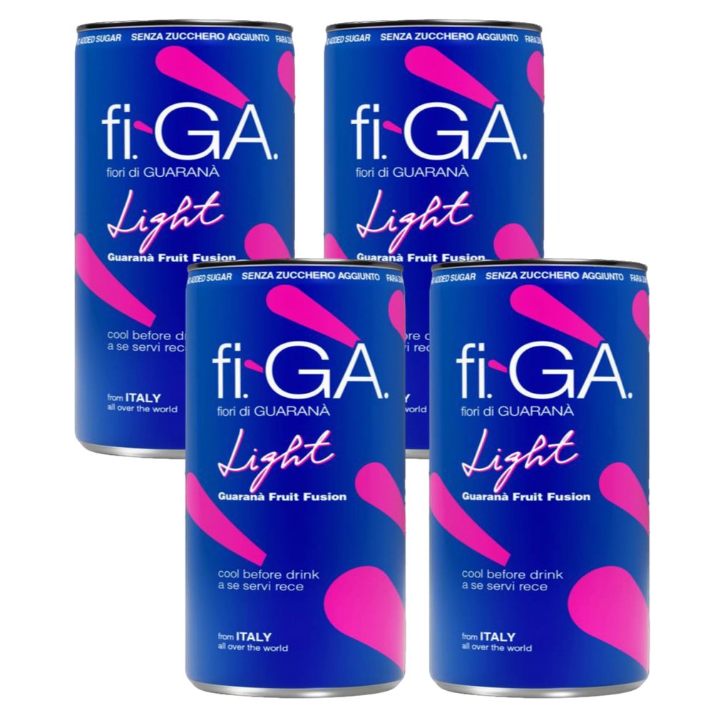 Figa (fi-G/fi-ga) Fiori di Guarana Light Soft Drink 4x250ml