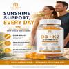 Vitamin D3 + K2 Gummies Supports Bone Health, Immune System and Muscle Health 2-in-1 Formula for Bone, Heart & Immune Support Vegan, Sugar-Free, Gluten-Free 60 Gummies - 30 Day Supply view 2
