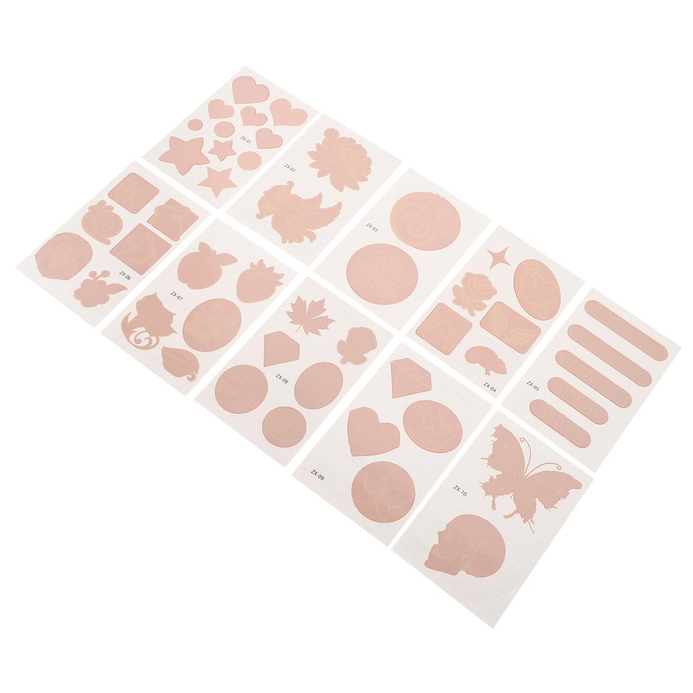 OUNONA 20pcs Ultra-thin Scar Covering Patches for Wounds and Birthmarks Breathable Adhesive Scar as Concealing Tape for Face