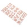 OUNONA 20pcs Ultra-thin Scar Covering Patches for Wounds and Birthmarks Breathable Adhesive Scar as Concealing Tape for Face view 1