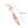Healeved 6pcs Denture Cleaning Brush Travel Oral Denture Brush Hard Toothbrush for False Teeth Cleaning Oral Care view 2
