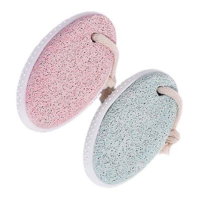 VALICLUD 2Pcs Oval Pumice Stone Foot File, Callus Remover for Hard Skin, Comfortable to Hold Pedicure Tool for Feet Care