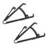 Abaodam 2pcs Handheld Body Fat Caliper for Accurate Skinfold Measurement, Abs Material, Easy to Use Device for Hip and Arm Fat Measurement, Suitable for Men and Women view 1