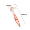 BIUDECO 6pcs Denture Brush with Large Ergonomic Handle Double-Sided Deep Cleaning Toothbrush for False Teeth and Retainers Portable Dental Care Brushes for Debris Removal and Travel Use view 2