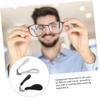 Anneome 4pcs Silicone and Alloy Metal Core Eyeglass Nose Pads with Saddles Bridge Design, Easy to Install and Anti-Slip Cushions for Childrens Glasses, for DIY Replacement and Repairing view 3