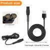 5V Shaver Charger Cable for Philips One Blade Charger, Compatible with QP2724, QP2824, QP2734, QP2834, S3241, S3145, S7885, S7887, S5884, X3053, X3001, X5004, Electric Shaver(NOT for 4.3V/8V/15V) view 2