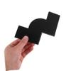 ULTECHNOVO Plastic Hairline Shape up Card with Measurement Indicators for Enhanced Beard and Hairline Styling, Versatile Use for Home and Barber Shops, Professional Barber Stencil Tool view 4