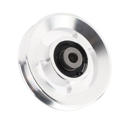 Ausla Fitness Pulley, Aluminium Alloy Exercise Wheel, 90mm Diameter Gym Pulley for Strength Training Systems and Home Workouts (Diameter 90mm)