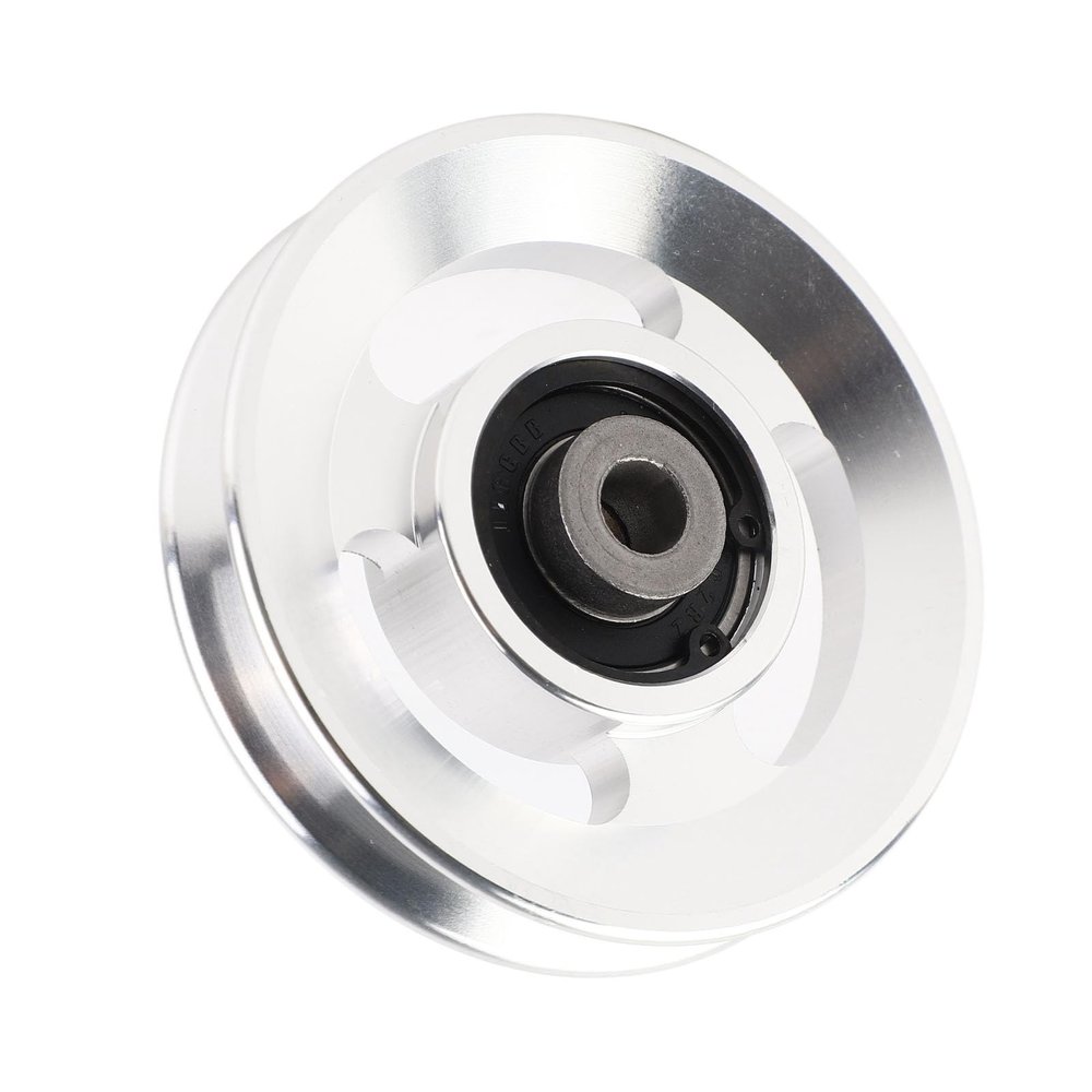 Ausla Fitness Pulley, Aluminium Alloy Exercise Wheel, 90mm Diameter Gym Pulley for Strength Training Systems and Home Workouts (Diameter 90mm)