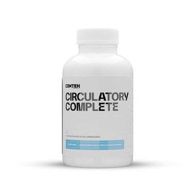 Circulatory Complete Advanced Heart & Blood Flow Support | Nitric Oxide, Cholesterol & Vascular Health Formula | Conteh Sports | 30 Servings