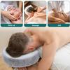 100PCS Disposable Elasticised & Fitted Face Cradle Covers, Non-woven Ultra Soft Massage Face Covers Headrest Covers for Massage Tables, Massage Chairs, Universal Size Beauty Salon SPA Face Rest Covers view 4