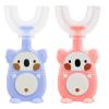 2 Pcs Kids U-Shaped Toothbrush Set with Soft Food-Grade Silicone Bristles and Replaceable Brush Heads for Toddlers Aged 2-6, Gentle Gum Massage and 360 Oral Cleaning for Home and Kindergarten view 1