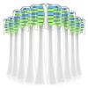 10PCS Replacement Toothbrush Heads for 7am2m AM101/AM105 Sonic Electric Vacuum Soft,Compatible Dupont Bristle Nozzles(10PCS White) view 1