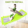 6 Pack Chenille Mop Pads Compatible with 3 M Scotch-Brite M-005 Floor Mops, Reusable Scotch Brite Floor Mop Pads Replacment for Hardwood Floor Wet Dry Cleaning view 4