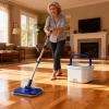 Spin Mop and Bucket Rotating Separate Dirty Water view 2