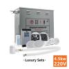Sauna Heater, 4.5KW AC Wet Steam Bath Sauna nerator with Shower Spa Accessories Brass Safety Valve Auto Drain Steamer(VSC045-4.5KW-H-P) view 2