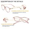 Joopin Round Blue Light Blocking Glasses for Men Women Anti Eyestrain Brown view 4