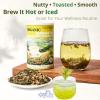 8oz Organic Genmaicha Green Tea with Roasted Rice, Genmaicha Tea Loose Leaf, Japanese Style Roasted Green Tea, Brown Rice Tea, Smooth Nutty Flavor view 4