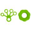 Baxnore Finger Trainer Ring Hand Strength Expander for Grip Strength Forearm Rehabilitation Silicone Light Green Dark Green Grass Green 9.5 x 7.5 x 0.8cm (Grass Green) view 1