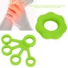 Baxnore Finger Trainer Ring Hand Strength Expander for Grip Strength Forearm Rehabilitation Silicone Light Green Dark Green Grass Green 9.5 x 7.5 x 0.8cm (Grass Green) view 2