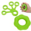 Baxnore Finger Trainer Ring Hand Strength Expander for Grip Strength Forearm Rehabilitation Silicone Light Green Dark Green Grass Green 9.5 x 7.5 x 0.8cm (Grass Green) view 3