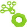 Baxnore Finger Trainer Ring Hand Strength Expander for Grip Strength Forearm Rehabilitation Silicone Light Green Dark Green Grass Green 9.5 x 7.5 x 0.8cm (Grass Green) view 4