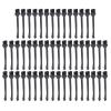 50Pcs Brush Multifunctional Soft Bristle High Density Durable PP Handle Shaver Brush for Appliance Computer view 2