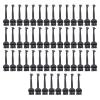 50Pcs Brush Multifunctional Soft Bristle High Density Durable PP Handle Shaver Brush for Appliance Computer view 3