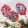 Chocolate Santa, Christmas Chocolate Snow Men And Balls In Nets - Individually Foiled Milk Choc Gift Pack - Novelty Stocking Fillers Kids Men Women - Secret Santa Gift - Pack Of 3 x 100g Each view 3
