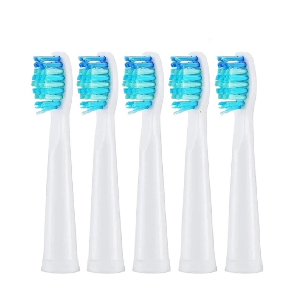 5 Pcs Replacement Brush HeadsCompatible for Fairywill FW-507/508/515/551/917/959/2011/D1/D3 Electric Toothbrush Bristle(5 Pcs White)