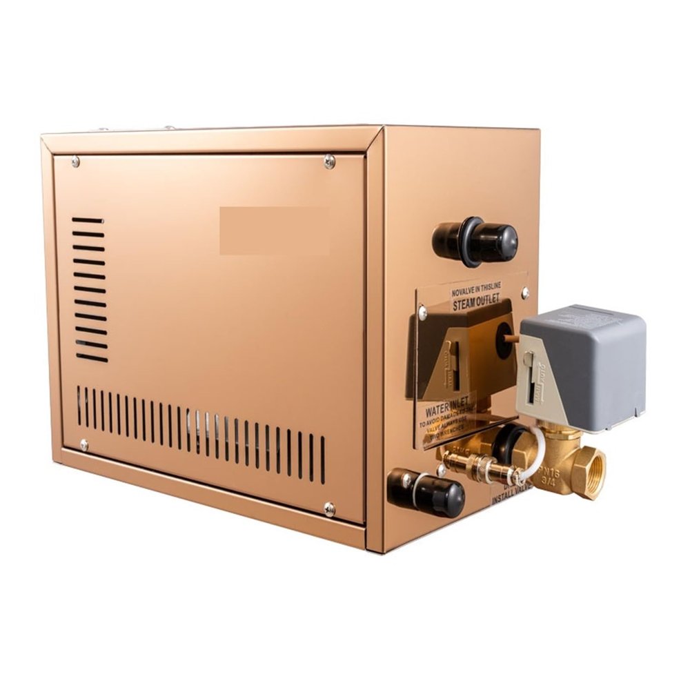 CSDASW 4.5KW Electric Steam Shower nerator For Sauna Bath Room,Stainless Steel Sauna Equipment Steam Room Equipment Automatic Descaling