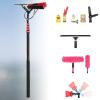 GwlThixion Water Fed Pole Kit, Window Cleaning Poles, 12FT-35FT Aluminum Outdoor Window Cleaner, Extendable Telescopic Pole Water Fed Brush Spray Washer for Window Glass 9.2M-55CM view 1