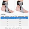 ERSINIAN Drop Foot Brace Orthosis Ankle Orthosis Support With Comfortable Inflatable Airbag For Hemipleia Stroke Shoes Walking,A/Right-Small view 2
