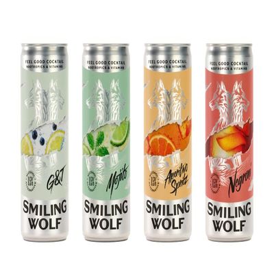 Smiling Wolf Mixed Pack Ready to Drink Cocktails 8x250ml