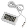 Hamwesh Mini LED Digital Thermometer for Water Cooling Poultry Aquarium, Highquality LCD Thermometer with Long Sensor Probe LR44 Batteries view 2