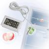 Hamwesh Mini LED Digital Thermometer for Water Cooling Poultry Aquarium, Highquality LCD Thermometer with Long Sensor Probe LR44 Batteries view 4